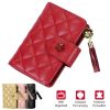 Women Wallet PU Leather Lady Clutch Case Credit Card Holder ID Card Window Coin Purse w/ Tassel For Girls