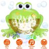 Frog Musical Bubble Bath Maker Baby Bath Toys for Bathtubs Toddler Bubble Machine for Bath Fun