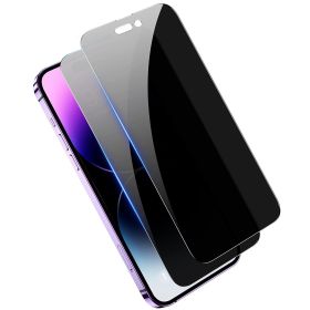 2Pcs Privacy Screen Protectors Tempered Glass Screen Film Full Coverage Screen Protector Fit for iPhone 14/14Plus/14Pro/14Pro Max/13/13Pro/13Max/12/12 (Option: Protector 12Pro2Pc)