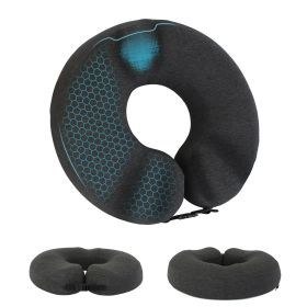 Donut Pillow Seat Cushion Memory Foam Donut Chair Cushions Ergonomic Seat Cushion Pad for Coccyx Prostate Sciatica Pelvic Floor Pressure Sores Office (Option: DonutPillow Female)