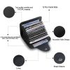 Credit Card Holder Wallet PU Leather Snap Closure Purse Accordion Case with 12 Pcs Card Slots