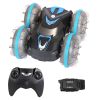 2 In 1 Amphibious RC Car Waterproof Stunt Car with Wrist Controller 4WD 360° Rotating Gesture Car with RGB Lights for Kids Aged 6+ Years Old Double-si