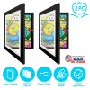 12.99x9.52in Kids Art Frame Front Opening Wooden Frame Artwork Display Storage Frame A4 Picture Frame Wall Display for Photo Art Projects Picture Chil