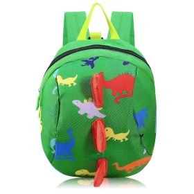 Safety Harness Baby Child Strap Toddler Walking Keeper Backpack w/Anti-Lost Leash for Aged 1-3 (Option: KidBackpack GRN)