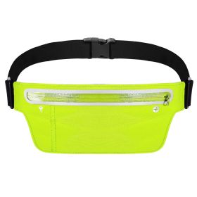 Unisex Sport Waist Pack Running Belt Bag Pouch Adjustable Bounce Free Sweat-Proof Lightweight Slim (Option: WaistBeltBag Green)