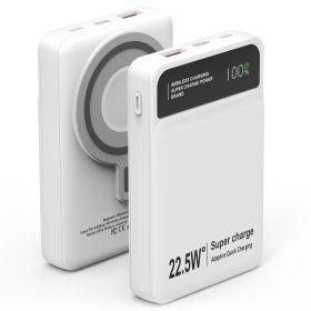 5000mAh Magsafe 3 In 1 Portable Charger PD22.5W Magnetic Fast Charger Fast Charging Power Bank Fit For IOS Phone 15/14 Samsung Galaxy S24 And More (Option: PowerBank 5000MAWhite)