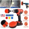 3Pcs/Set Drill Brush Power Scrubber Cleaning Brush for Car Carpet Wall Tile Tub Cleaner Combo