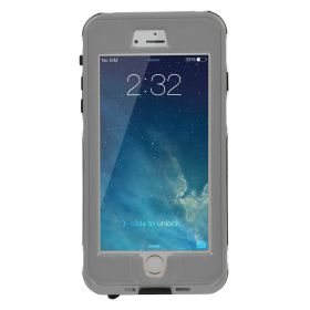 Rugged Water-proof Hybrid Full Cover Case For iPhone 6s Plus (Option: CaseIP6SPWSD3ProofCase Grey)