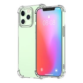 Shockproof Clear Phone Case Soft TPU Transparent Phone Cover Anti-Shock Ultra-Thin Phone Case Cover Fit for iPhone 14/14Plus/14Pro/14Pro Max/13/13Pro/ (Option: Case 14)