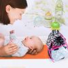 Baby Nappy Diaper Bags Mummy Diaper Duffel Shoulder Bags w/ Wipeable Diaper Changing Pad Transparent Bag Travel Tote Handbags For Overnights