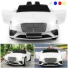 Kids Electric Ride On Car with Parental Remote Control Early Education Music Swaying Car Lights With 3 Adjustable Speeds