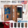 Phone Wallet Case For iPhone 8 Portable Wallet Case 2 in 1 Leather Zipper Magnetic Detachable 13 Card Slots Money Pocket Clutch Cover W/ID Widows
