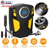 Portable Car Tire Inflator DC 12V Digital Car Air Pump Compressor Electric Air Pump w/LED Light 150PSI