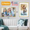 2 Packs 16x24in Picture Frames Wall Gallery Photo Frame Wall Mounted Poster Display Frame  for Horizontal Vertical Wall Mounted