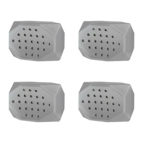 4 Pack Jawline Exerciser for Men Women Jaw Trainer Shaper Sagging Skin Double Chin Reducer with 3 Resistance Levels for Beginners Intermediate Expert (Option: 4PcsJawExerciser Grey)