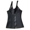 Zippered Waist Trainer Corset Waist Tummy Control Body Shaper Cincher Back Support with Adjustable Straps for Women