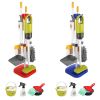 14Pcs Kids Cleaning Toy Set Toddler Housekeeping Pretend Play Kit with Vacuum Cleaner Broom Mop Organization Stand for Boys Girls Aged 3 4 5