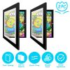 11.69x16.53in Kids Art Frame Front Opening Wooden Frame Artwork Display Storage Frame A3 Picture Frame Wall Display for Photo Art Projects Picture Chi