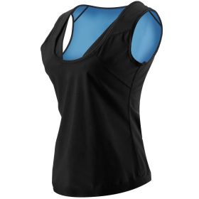 Women Sweat Vest Waist Trainer Shaper Heat Trapping Pullover Sweat Gym Vest Slimmer Sauna suits Sweat Body Shaper Vest (Option: GymVest LXL  Women)