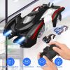 Electric Wall Climbing Car Toy 360° Rotating Shunt Car Remote Control Dual Mode RC Car Rechargeable Toy Car with Headlights Taillights Birthday Christ