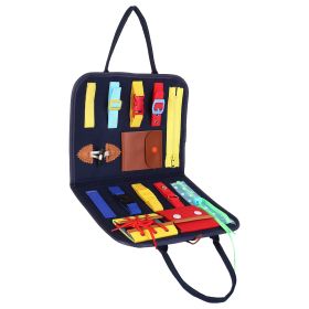 Kids Busy Board Sensory Activity Board Preschool Learning Toys Montessori Educational Gift for 1-6 Years Old Baby Toddler Girls Boys (Option: SensoryBoardToy A)