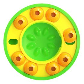 Dog Puzzle Food Feeder Slow Feeding Bowl Interactive Toy Dog Treat Dispensing Toy for IQ Training Mental Enrichment For Small Medium Large Dog Cat (Option: DogPuzzleToy Green)