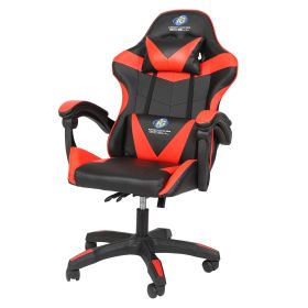 Gaming Racing Chair Ergonomic PC Computer Chair Height Adjustable E-Sports Gamer Office Task Swivel Chair w/ Headrest Lumbar Support Pillow 441lbs Loa (Option: GamingChair White)