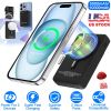 10000mAh Magsafe 3 In 1 Portable Charger PD22.5W Magnetic Fast Charger Fast Charging Power Bank Fit For IOS Phone 15/14 Samsung Galaxy S24 And More