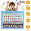 Kid Baby Toddler Tablet Toy Educational Learning Study Tablet Pad Gift for Aged 2 3 4 5 6 7 Girls Boys