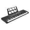 61 Keys Digital Music Keyboard Electric Piano Electronic Musical Instrument Kids Learning Keyboard with Stand Light Up Keys Microphone for 3-12 Year O