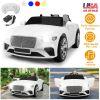 Kids Electric Ride On Car with Parental Remote Control Early Education Music Swaying Car Lights With 3 Adjustable Speeds