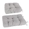 Rocking Chair Cushion 2 Pieces Back Seat Sets with Non-Slip Ties Polyester Fiber Filling 
Comfortable for Indoor Home Office Car