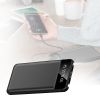 10000mAh Power Bank Portable Ultra Slim Charger External Battery Pack with 2 USB Output Ports Charging Cable LED Flashlight Compatible with IOSPhone 1