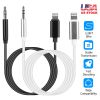 IOS 8 Pin to 3.5mm Aux Car Audio Adapter Cord 3.5mm Headphone Jack Adapter Fit For iPhone 13/12/11/XR/XS/X/8/7/6 Plus/SE/iPad Pro/Air/mini/iPod Touch