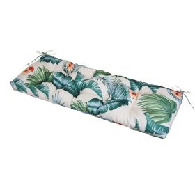 Bench Seat Cushion For Indoor Outdoor Furniture Non Slip Long Chair Cushion with Ties Strap Waterproof Swing Cushion 51.18x19.68IN For Garden Patio Ba (Option: Pad Waterproof8Hawaii)