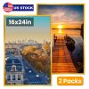 2 Packs 16x24in Picture Frames Wall Gallery Photo Frame Wall Mounted Poster Display Frame  for Horizontal Vertical Wall Mounted