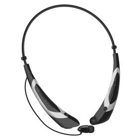 Wireless Neckband Headphones V5.0 Sweat-proof Sport Headsets Earbuds In-Ear Magnetic Neckbands Stereo Earphone Deep Bass Earphone w/Mic (Option: WirelessBTHeadset Silver)
