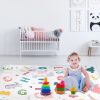 50x50IN Baby Play Mat Non-Slip Baby Crawling Mat Foldable Playpen Mat Machine Washable for Newborns Infants Babies Toddlers