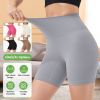 Women\'s High Waist Biker Shorts Tummy Control Pants Athletic Leggings Spandex Booty Shorts with 6.3In Inseam No Front Seam for Workout Yoga Running V