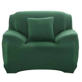Sofa Cover Printed Stretch Sofa Furniture Cover Soft Sofa Slipcover Polyester Furniture Protector Cover (Option: SofaCover DKGreen1S)