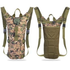 iMounTEK Tactical Hydration Pack 3L Water Bladder Adjustable Water Drink Backpack for Hiking Cycling Climbing Running (Option: 3LWaterBag Jungle)