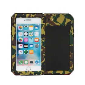 Rugged Shock-Resistant Hybrid Full Cover Case For iPhone 6 Plus (Option: CaseIP6PShockProofCase Camouflag)