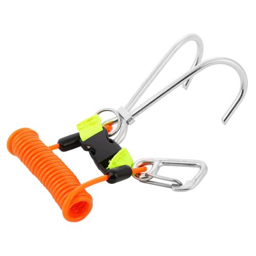 KEEP DIVING Stainless Steel Reef Hook Diving Safety Accessories (Blue)