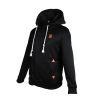 Women\'s Full Zip-up Brushed Inner Hoodie Sweatshirt