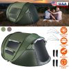 5-8 Person Pop Up Tent Automatic Setup Camping Tent Waterproof Instant Setup Tent with 4 Mosquito Net Windows Carrying Bag for Hiking Climbing Adventu