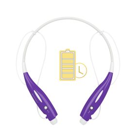 KOCASO Wireless Sports Stereo Hands Free Headset for Phone and Tablet (Option: CableSportHeadset Purple)