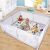 50x50IN Baby Play Mat Non-Slip Baby Crawling Mat Foldable Playpen Mat Machine Washable for Newborns Infants Babies Toddlers