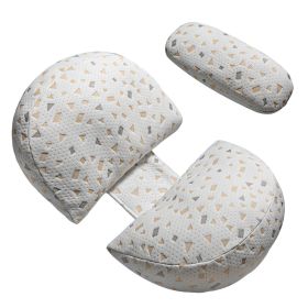 Pregnancy Pillows Adjustable Support Maternity Pillow Soft Side Sleeper Pregnancy Pillows Wedge Pillow with Detachable Pillow Cover (Option: Pillow Grey)