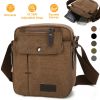 Unisex Crossbody Bags Canvas Phone Tablet PC Shoulder Bag Credit Card Key Messenger Purse