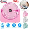 6.5in Desk Fan USB Powered 2 Speeds Table Cooling Fan Tilt Quiet Desktop Fan for Bedroom Office